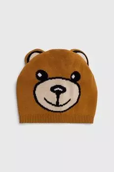 Детская шапка Moschino, коричневый