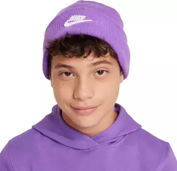 Детская шапка Nike Peak Futura, цвет Black Raspberry