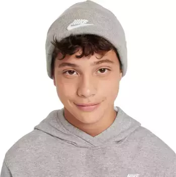 Детская шапка Nike Peak Futura, цвет Dk Grey Heather