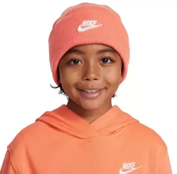 Детская шапка Nike Peak Futura, цвет Lt Wild Mango