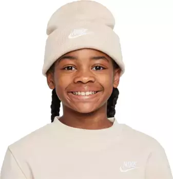 Детская шапка Nike Peak Futura, цвет Sanddrift