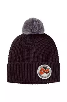 Детская шапка POMPOM BADGE Jack Wolfskin, бордовый