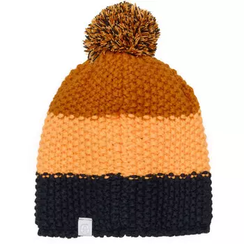Детская шапка с цветными блоками Color Kids, цвет Orange Pop