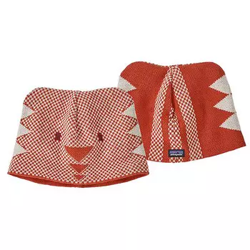 Детская шапка с друзьями-животными Patagonia, коричневый