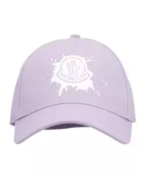 Детская шапка с козырьком и застежкой липучкой Moncler, фиолетовый