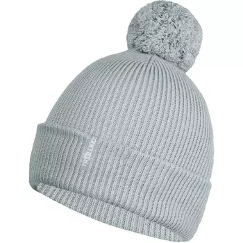 Детская шапка с помпоном Holmenkollen Trollkids, серый