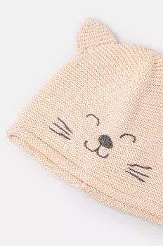 Детская шапка United Colors of Benetton, розовый