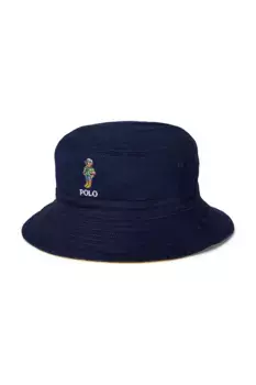 Детская шапочка Polo Ralph Lauren, темно-синий