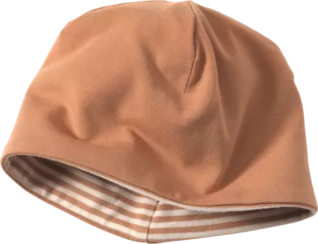 Детская шапочка Про Климат размер. 38/39 из натурального хлопка коричневого цвета 1 шт. ALANA