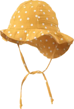 Детская шапочка размер. 44/45 из натурального хлопка желтый 1 шт. ALANA