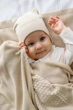 Детская шапочка REMI Jamiks, бежевый