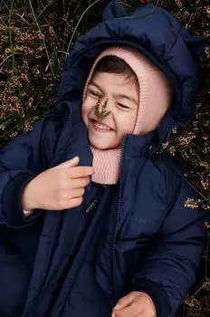 Детская шерстяная балаклава Азалия Балаклава Liewood, розовый