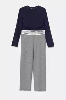 Детская шерстяная пижама Calvin Klein Underwear, серый