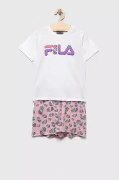 Детская шерстяная пижама Fila, белый