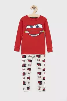 Детская шерстяная пижама Gap, красный