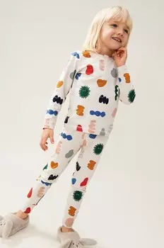 Детская шерстяная пижама Liewood, бежевый