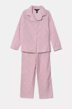 Детская шерстяная пижама Polo Ralph Lauren, розовый