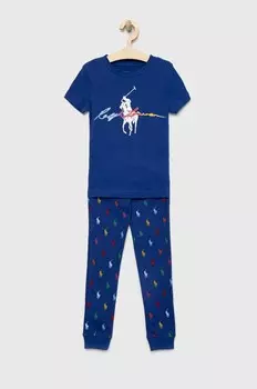 Детская шерстяная пижама Polo Ralph Lauren, синий