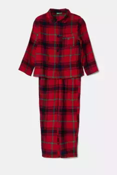 Детская шерстяная пижама United Colors of Benetton, красный