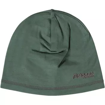 Детская шерстяная шапка Bergans, зеленый