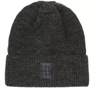 Детская шерстяная шапка Color Kids, черный