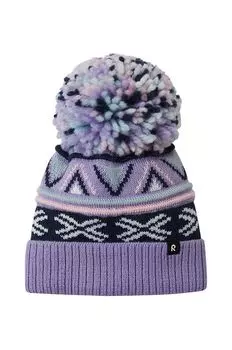 Детская шерстяная шапка Kirjoen Reima, фиолетовый