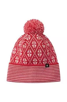 Детская шерстяная шапка Kuurassa Reima, красный