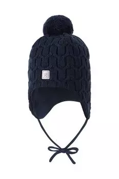 Детская шерстяная шапка Нунавут Reima, темно-синий