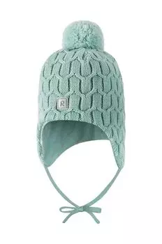 Детская шерстяная шапка Нунавут Reima, зеленый