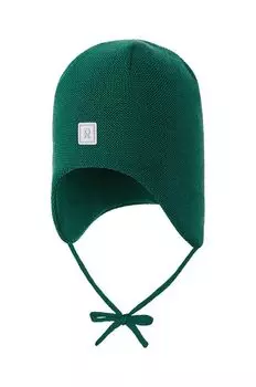 Детская шерстяная шапка Piponen Reima, зеленый