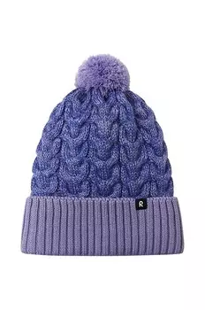 Детская шерстяная шапка Routii Reima, фиолетовый
