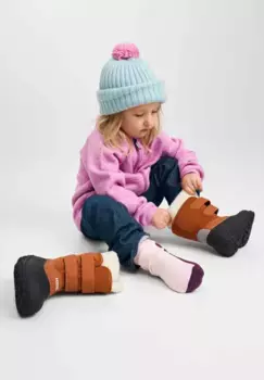 Детская шерстяная шапочка Topsu Reima, цвет Cool Green