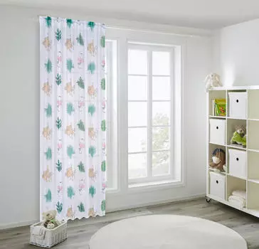 Детская штора прозрачная Ben'N'Jen, мультиколор