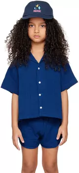 Детская синяя рубашка Alex ESTHER