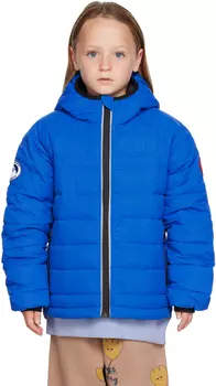 Детская синяя толстовка Bobcat PBI Пуховик Royal pbi blue Canada Goose Kids