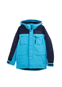 Детская сноубордическая куртка с потертостями Burton, голубой