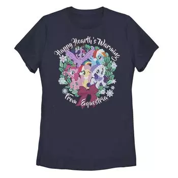 Детская согревающая футболка с рисунком My Little Pony Christmas Happy Hearth's Licensed Character