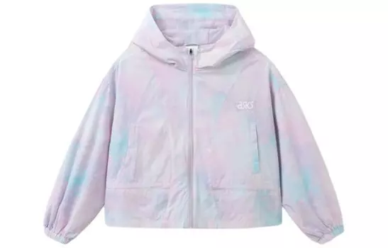 Ветровка Asics, фиолетовый/белый