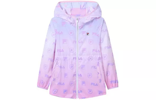 Ветровка FILA, светло-фиолетовый