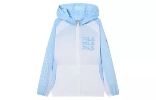 Ветровка FILA, белый/голубой