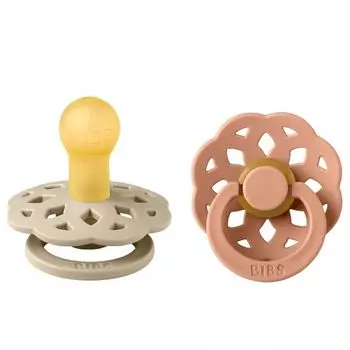 Детская соска Bibs Boheme Vanilla & Peach S, 2 шт