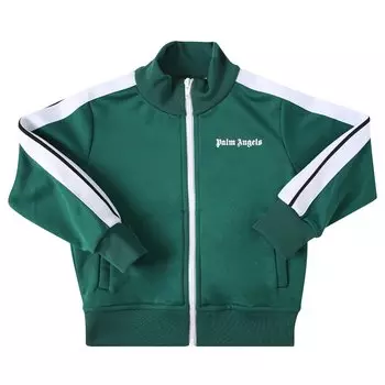 Детская спортивная куртка Palm Angels, цвет: зеленый/белый