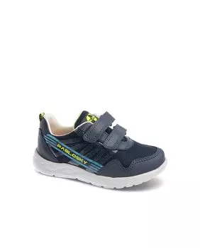 Детская спортивная обувь из кожи темно-синего цвета Pablosky