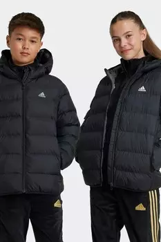 Детская стеганая куртка Adidas, черный