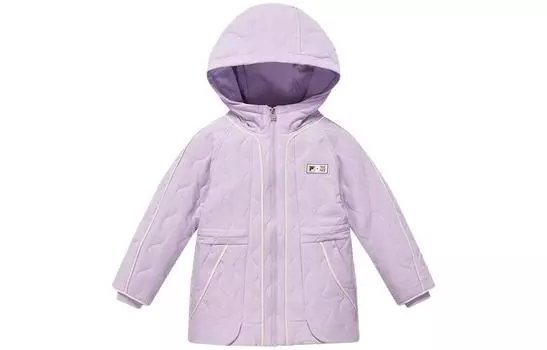 Детская стеганая куртка FILA, цвет Light smoked purple