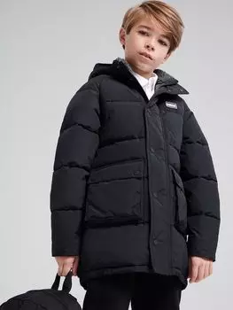 Детская стеганая куртка Govan International Barbour, черный