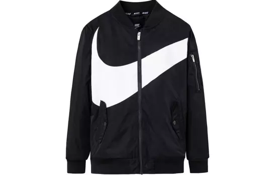 Детская стеганая куртка Nike, цвет Black