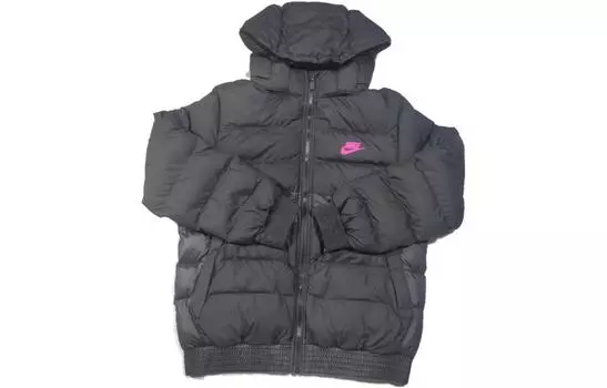 Детская стеганая куртка Nike, цвет Black