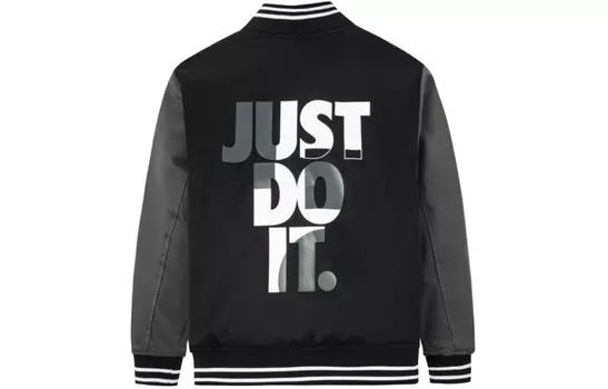 Детская стеганая куртка Nike, цвет Black