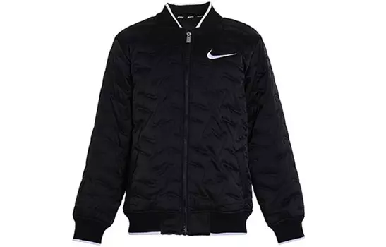 Детская стеганая куртка Nike, цвет черный